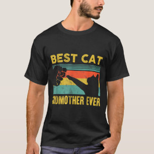 Gudmor katt vintage katter glad mors dag män t shirt