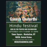 Gudom gud Statue, Hindu Event Advertising Flyer<br><div class="desc">Gudom gud Statue,  Hindu Event Reklamers av Affärskortet Store.</div>