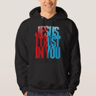 Gudomlig barmhärtighet Jesus jag litar på Dig St F Hoodie