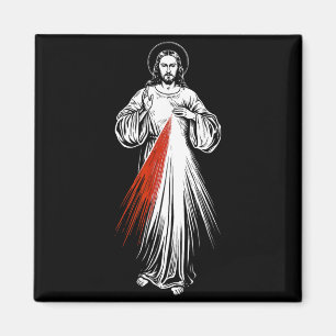Gudomlig Barmhärtighet Jesus Katolska Tron Helig B Magnet