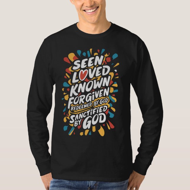 gudomlig bekräftelse: Embracing Andlig Identity T Shirt (Framsida)