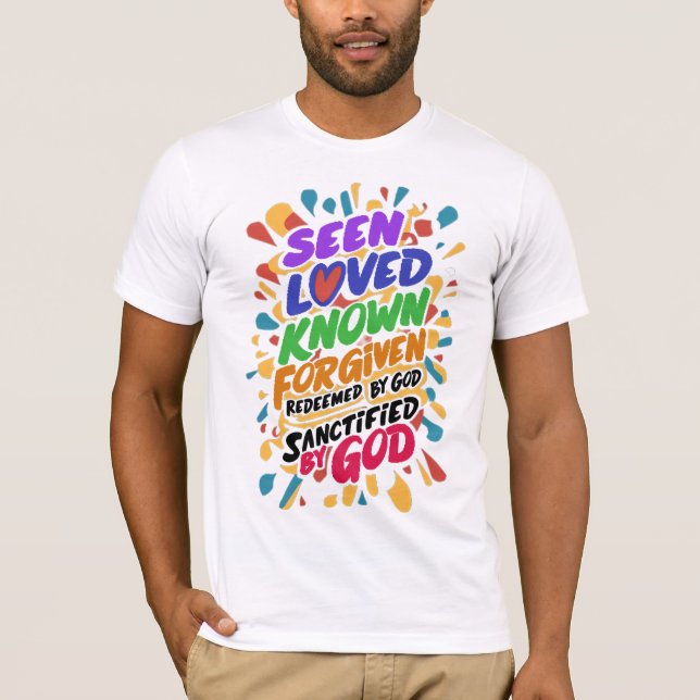 gudomlig bekräftelse: Embracing Andlig Identity T Shirt (Framsida)