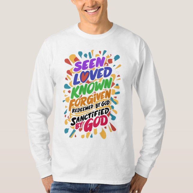 gudomlig bekräftelse: Embracing Andlig Identity T Shirt (Framsida)