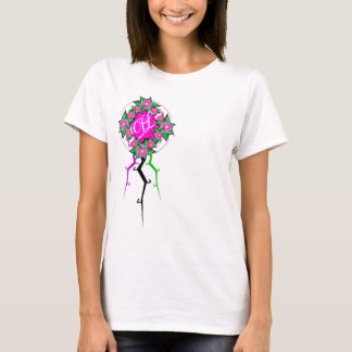 Gudomlig blommakrona tee shirt