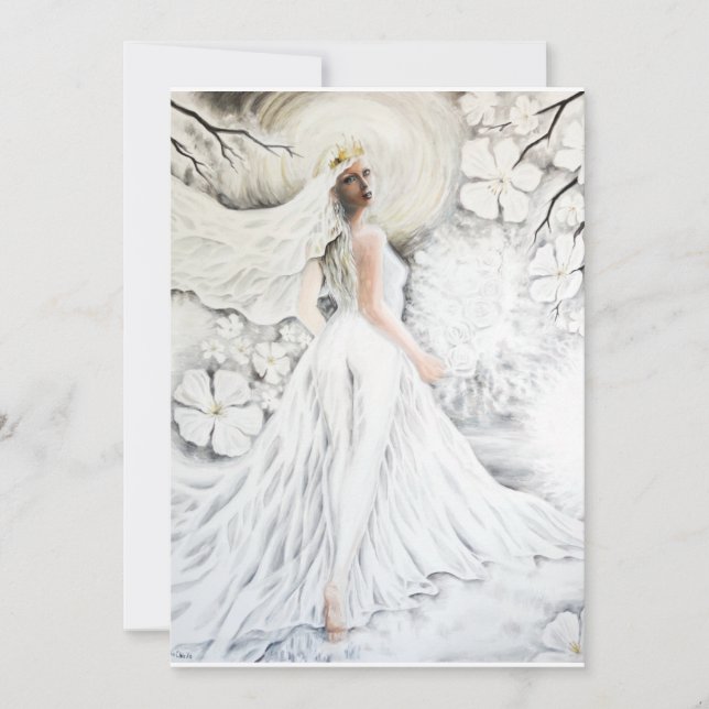 gudomlig brud inbjudningar (Framsida)