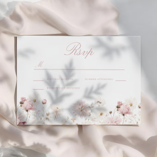 Gudomlig elegans: Bröllop med rosenträdgårdsblommo OSA Kort