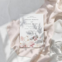 Gudomlig Elegant Rosafärgad & Vit Blommig Bröllop
