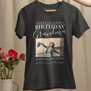 Gudomlig Födelsedag Mormor Foto Minnes T-Shirt