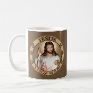Gudomlig förskoning Jesus litar på jag i dig Kaffemugg