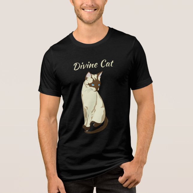 Gudomlig katt t-shirt (Framsida)