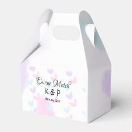 Gudomlig match lägg till parnamn bokstav hjärta mö presentaskar