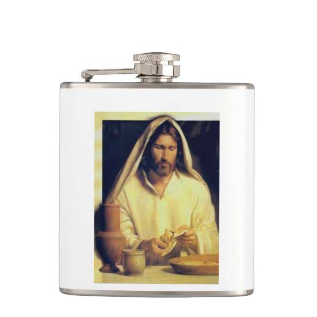 gudomlig matta: Bläda med Jesus Fickplunta (Framsidan)