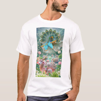 Gudomlig Melodi av Lord Krishna: Helig Flöjt, Sakr T Shirt