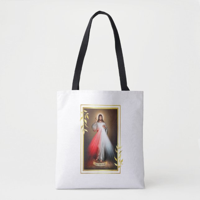 gudomlig Mercy Jesus Kristus Helig hjärta Jesus Gi Tygkasse (Framsida)