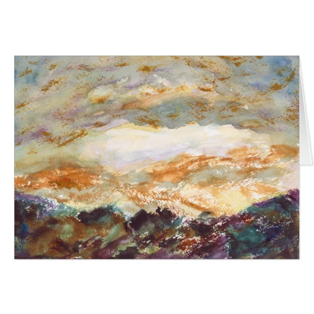 gudomlig öppning hälsningskort (Framsidan Horizontal)