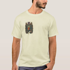 Gudomlig symmetri: intrikat svart & vitt  t shirt