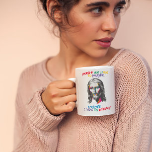 Gudomlig uppenbarelse: Att tillbe honom leder till Kaffemugg