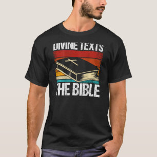 gudomliga texter Bibeln med bakgrundsbild T Shirt