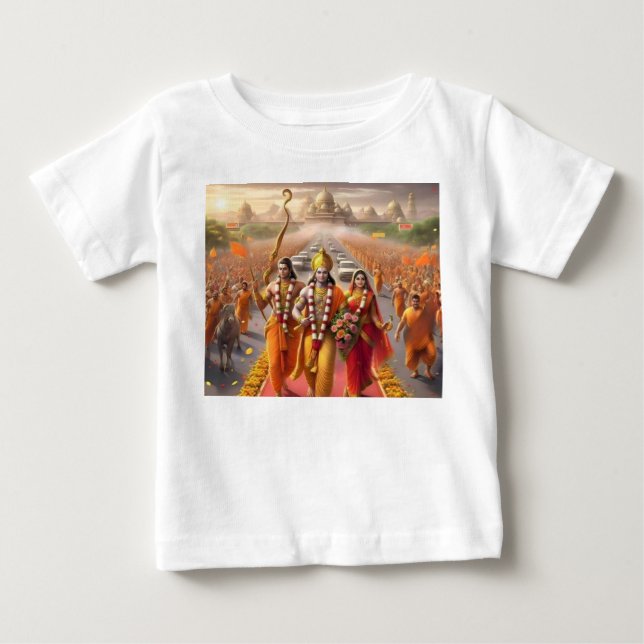 gudomliga trådar: Förstärka Lord Rams makt T Shirt (Framsida)