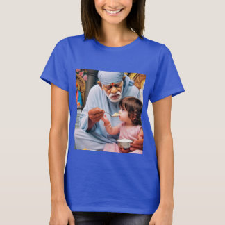 gudomlighet:Sai Baba Watercolor t-shirt