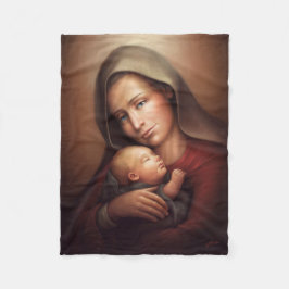 Gudomligt moderskap fleecefilt