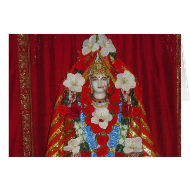 Gudomligt morkort hälsningskort (Framsidan Horizontal)