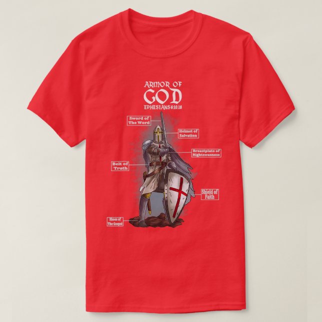Guds armar 6 10 18 Bibel 3 T Shirt (Design framsida)