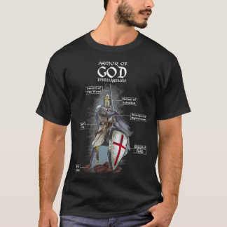 Guds armar 6 10 18 Bible Verse T Shirt