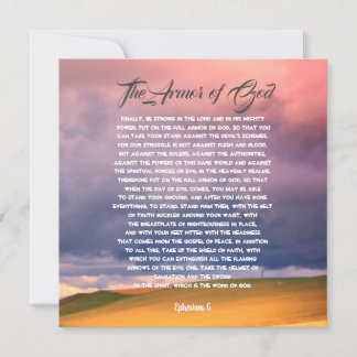 Guds armar, Efesierna 6 Kort