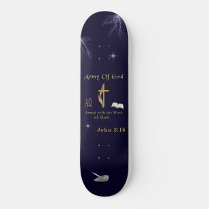 Guds armé mini skateboard bräda 18,5 cm