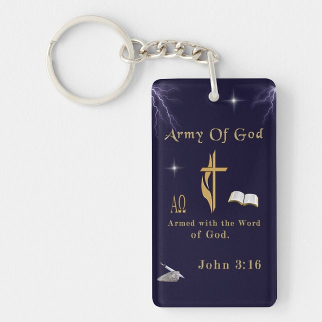 Guds armé nyckelring (Framsidan)