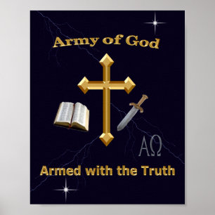 Guds armé poster