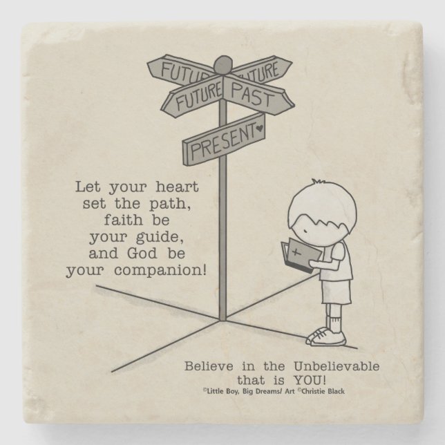 Guds assistent underlägg sten (Framsidan)