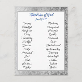 Guds attribut från A till Ö Tilläggskort