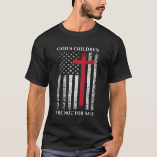 Guds barn är inte till för försäljning. t shirt
