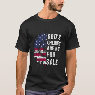 Guds barn är inte till för försäljning. t shirt