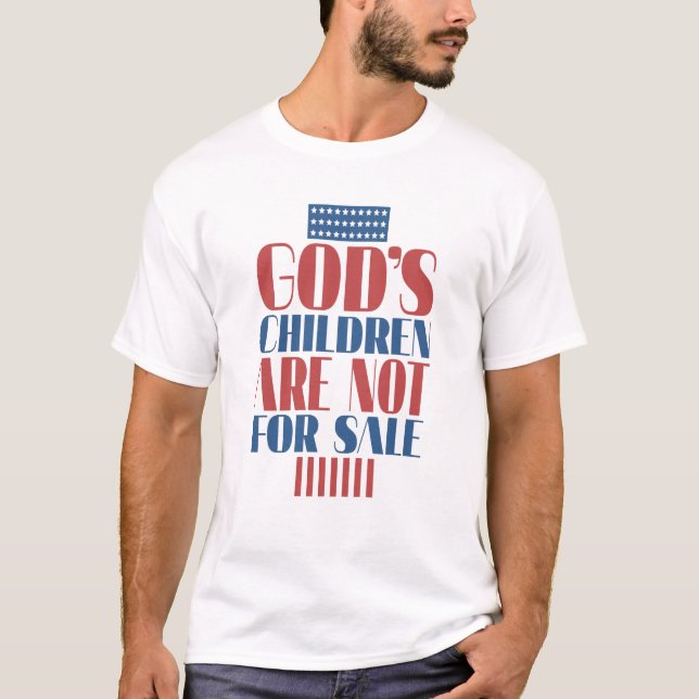 Guds barn är inte till Sale Humor T Shirt (Framsida)