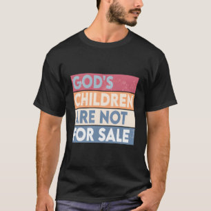 Guds barn är inte till salu Retro Vintage Chri T Shirt