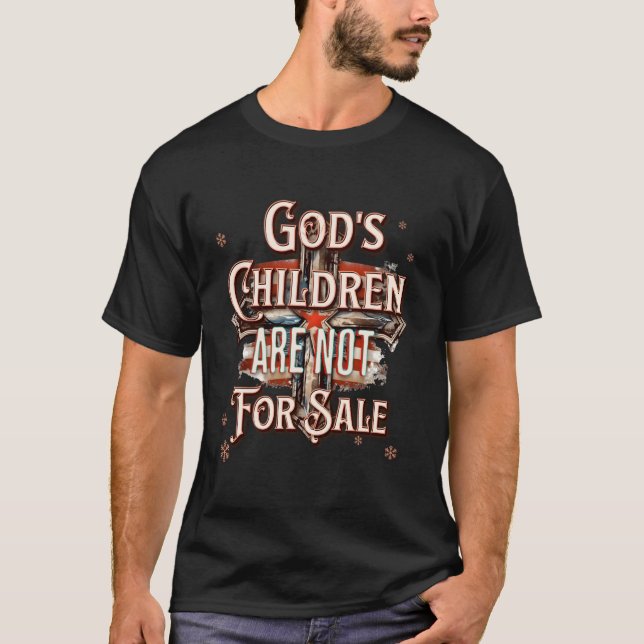 Guds barn är inte till salu Söt Christian E T Shirt (Framsida)
