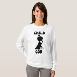 Guds barn Bibelcitat Kvinnors Långärmad T Shirt