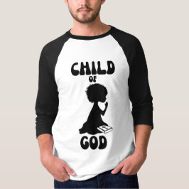 Guds barn Bible Quote Manar 3/4 T Shirt
