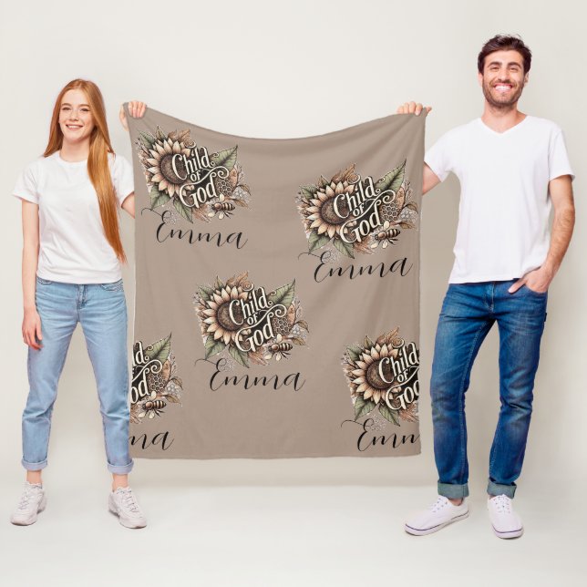 Guds barn fleecefilt (På plats)