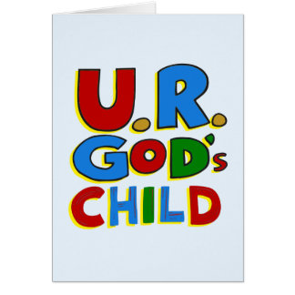 Guds barn hälsningskort