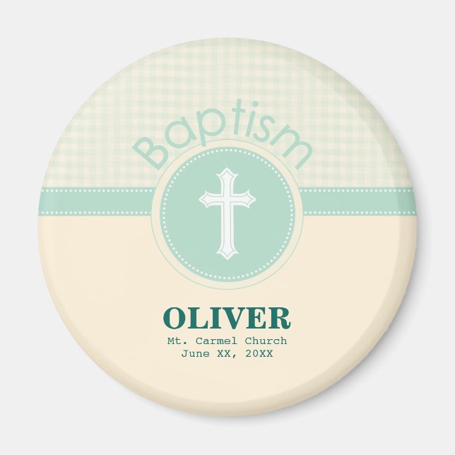 Guds barn, könsneutrala Grönten Magnet (Framsidan)