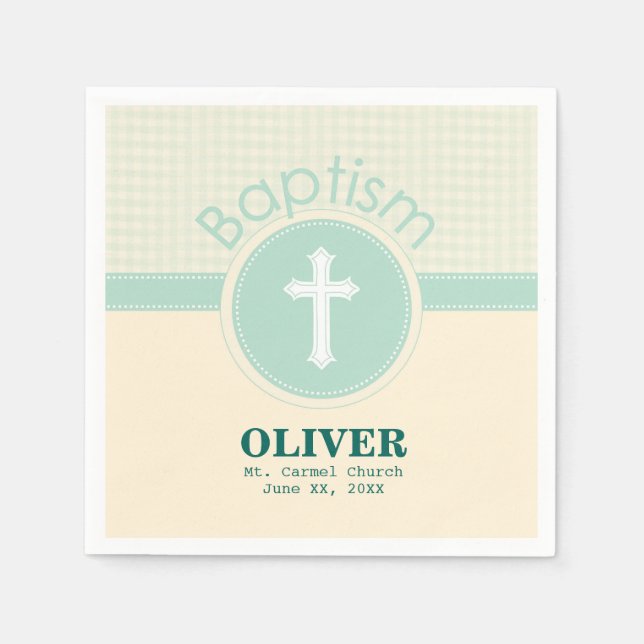 Guds barn, könsneutrala Grönten Pappersservett (Framsidan)