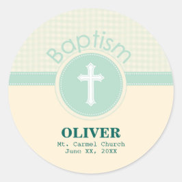 Guds barn, könsneutrala Grönten Runt Klistermärke