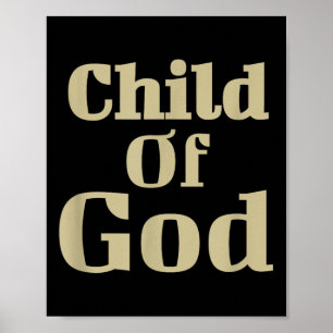 Guds barn, Religiösa Kristna Bibeln Poster