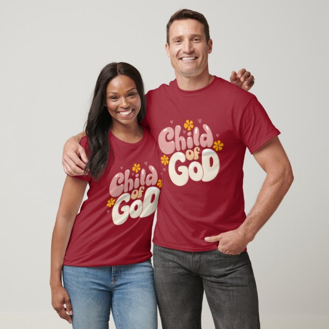 Guds barn - Retro Christian T Shirt (Unisex)