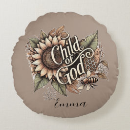 Guds barn rund kudde