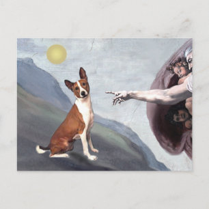Guds baskenji vykort